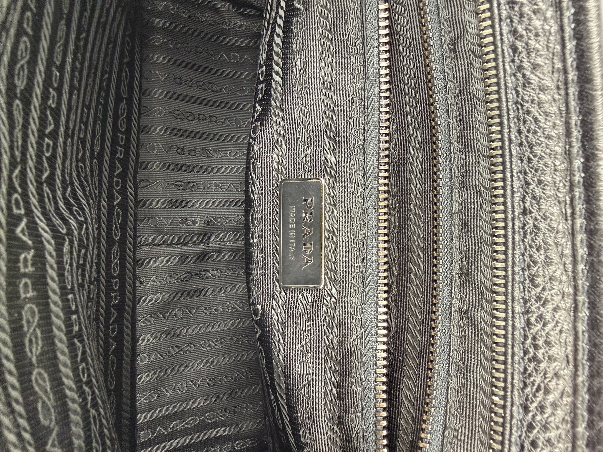 PRADA VITELLO DAINO TRIPLE BOW TOTE