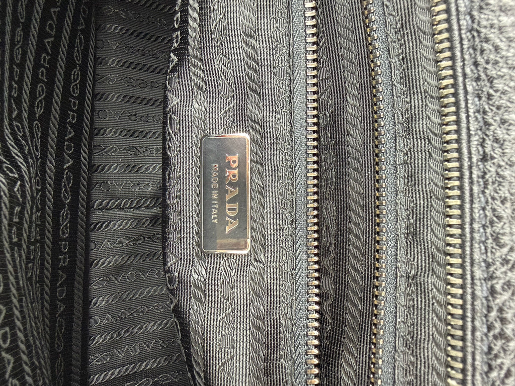 PRADA VITELLO DAINO TRIPLE BOW TOTE