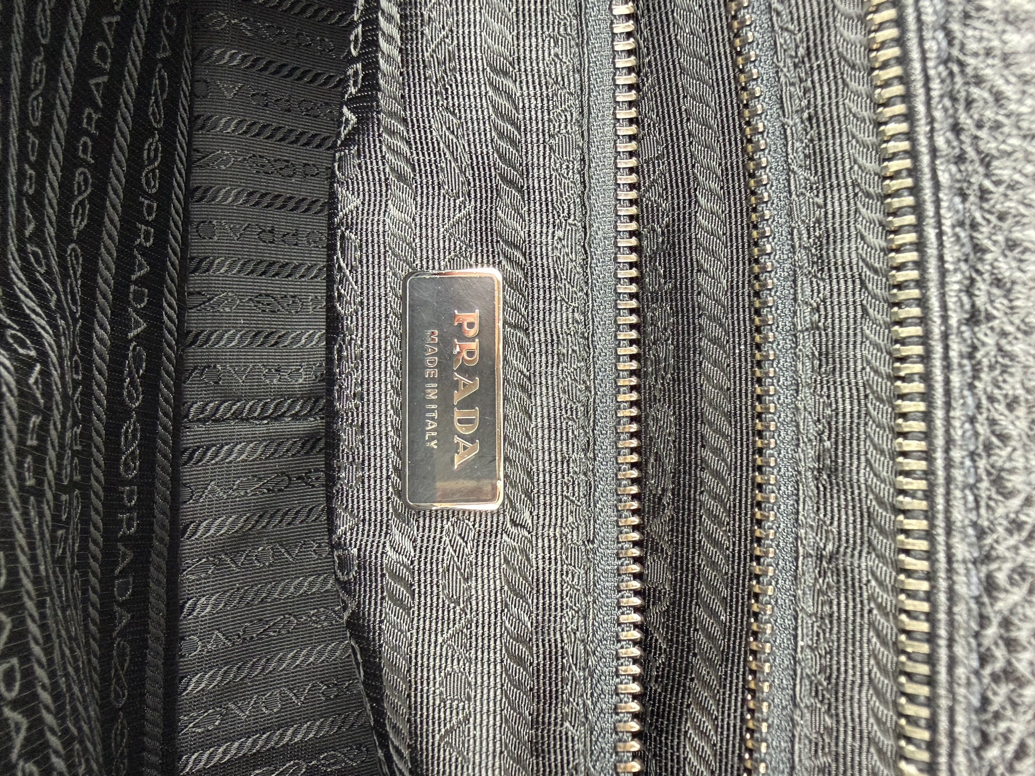 PRADA VITELLO DAINO TRIPLE BOW TOTE