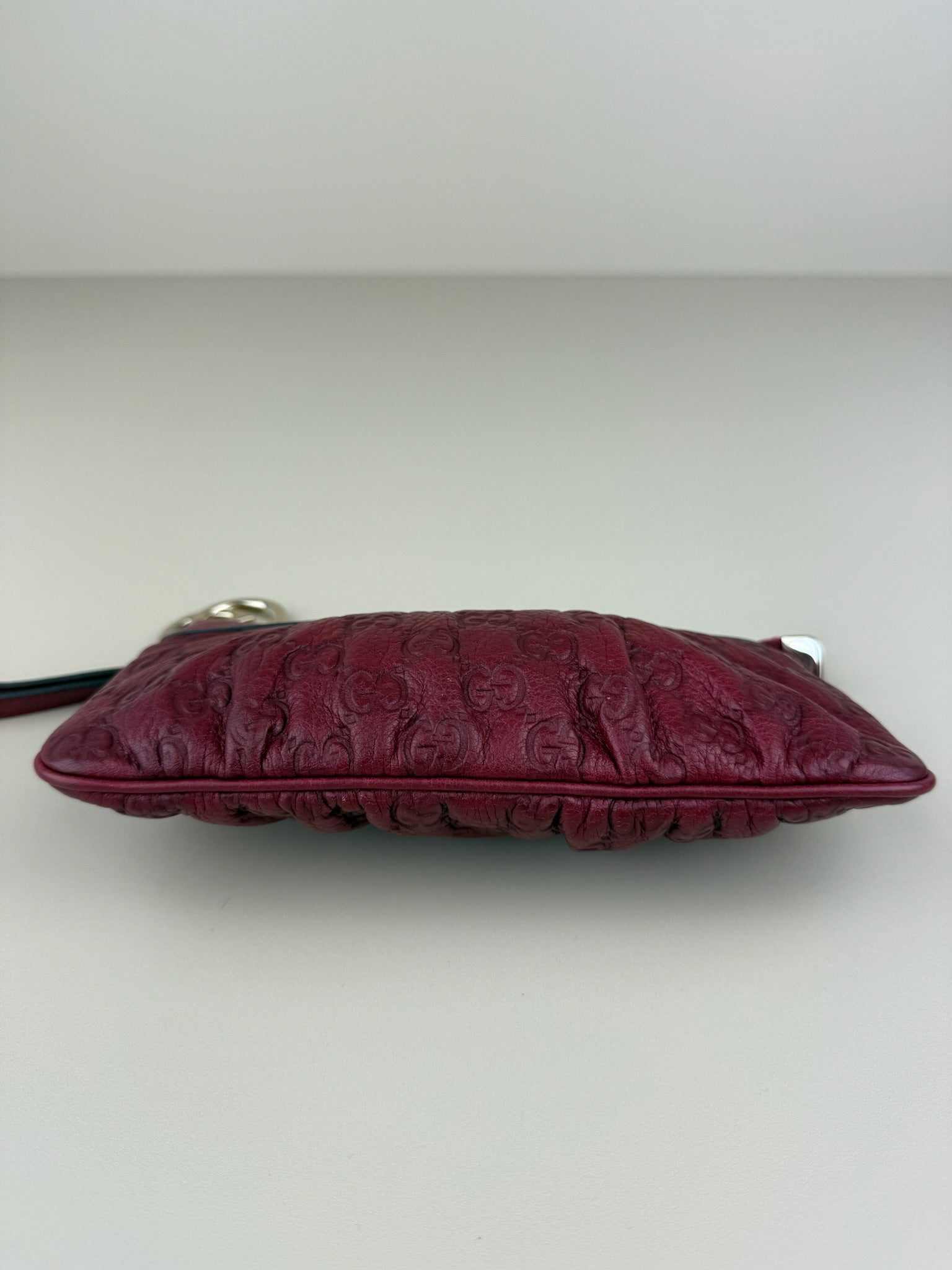 GUCCI GUCCISSIMA WRISTLET CLUTCH/POUCH