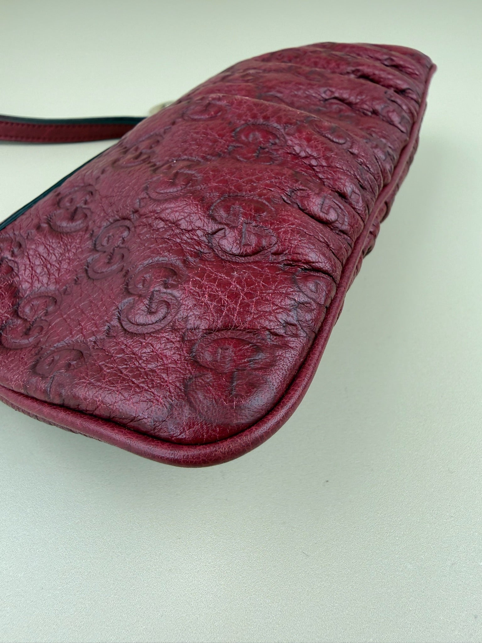 GUCCI GUCCISSIMA WRISTLET CLUTCH/POUCH