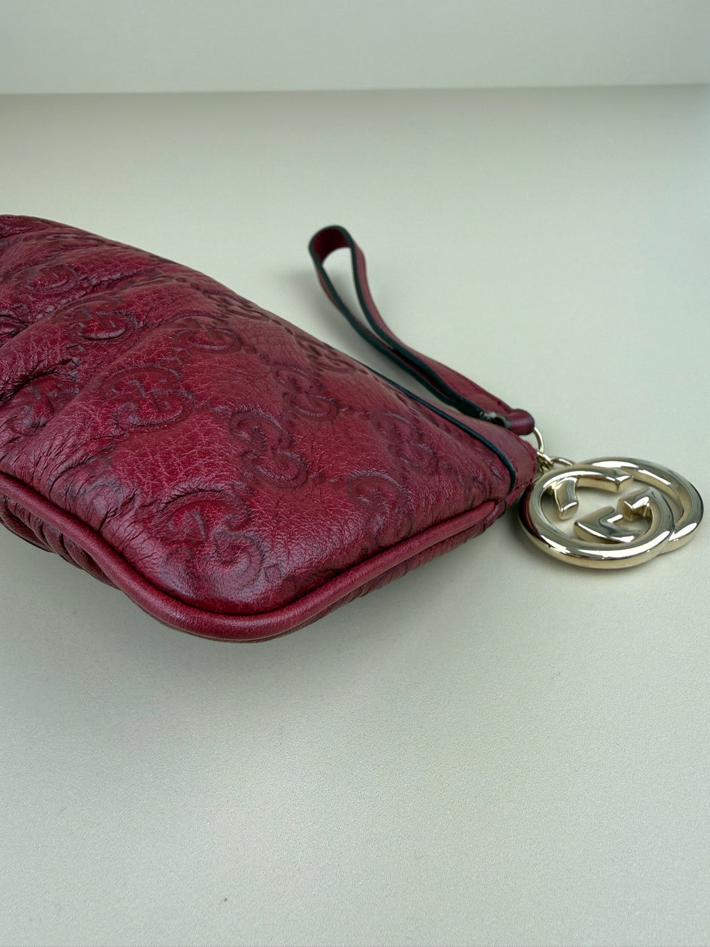 GUCCI GUCCISSIMA WRISTLET CLUTCH/POUCH