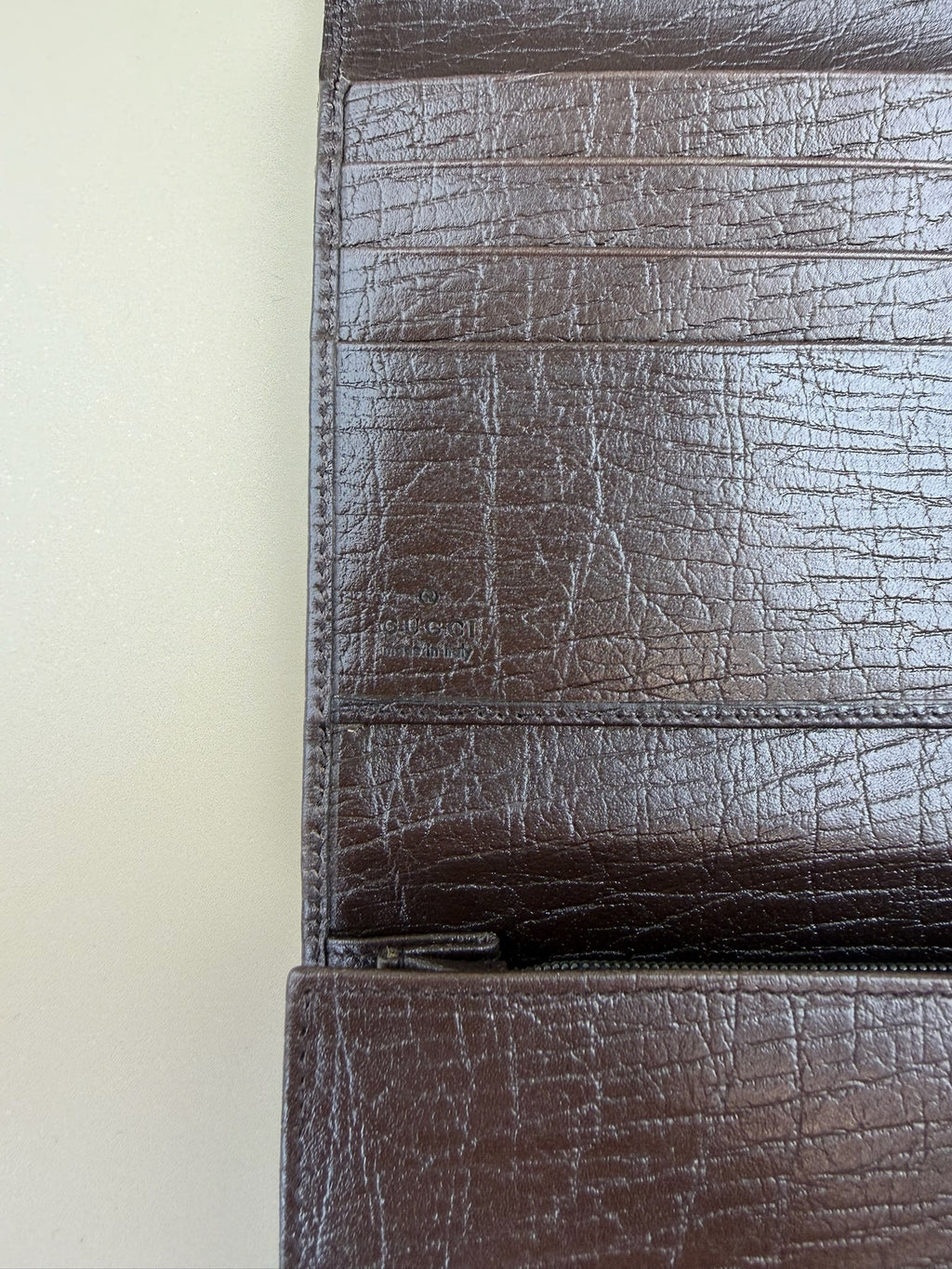 GUCCI HORSEBIT TRI-FOLD LONG WALLET
