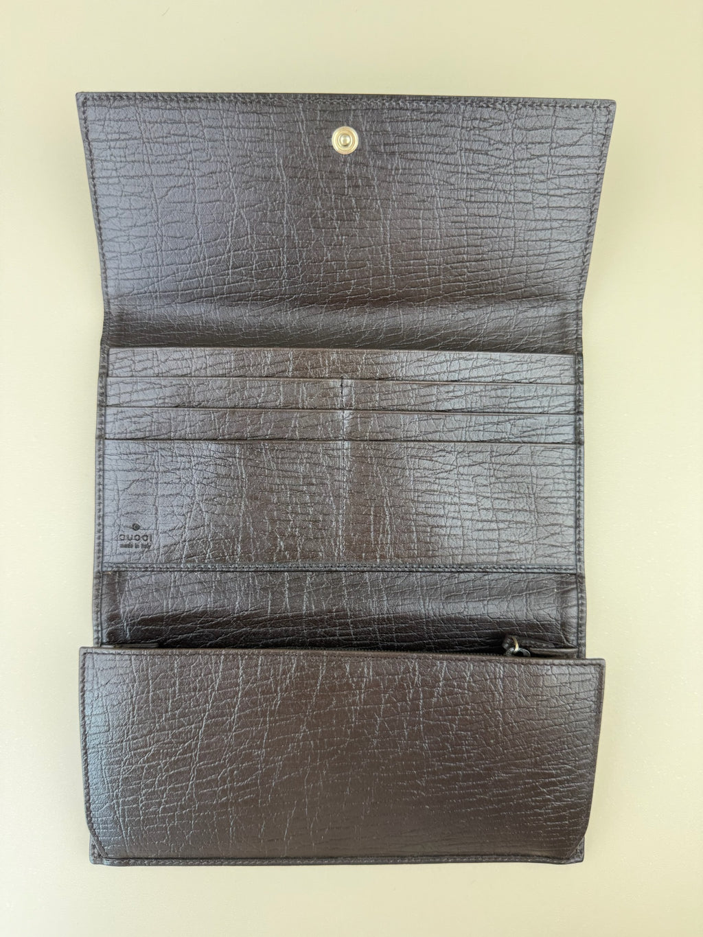 GUCCI HORSEBIT TRI-FOLD LONG WALLET