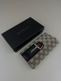 GUCCI HORSEBIT TRI-FOLD LONG WALLET