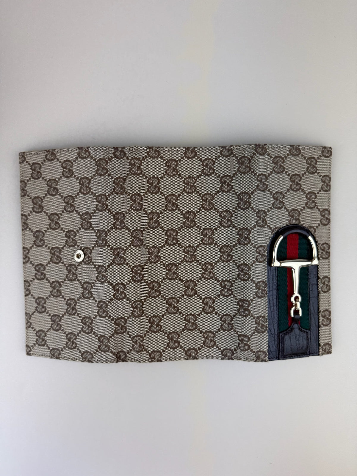 GUCCI HORSEBIT TRI-FOLD LONG WALLET
