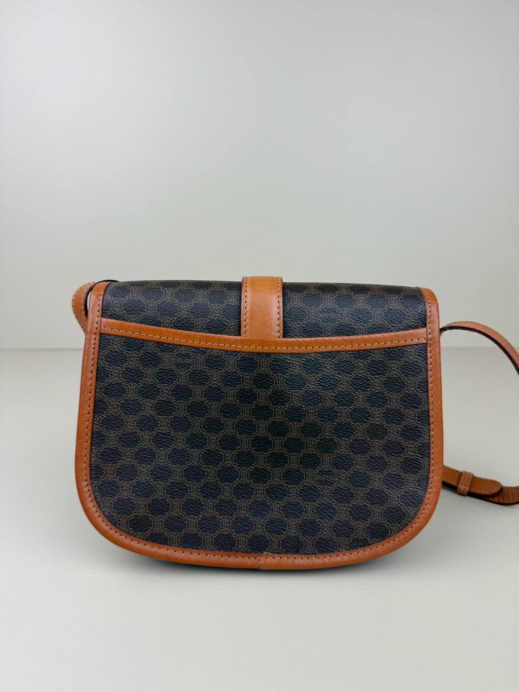 CELINE MACADAM SHOULDER/CROSSBODY BAG