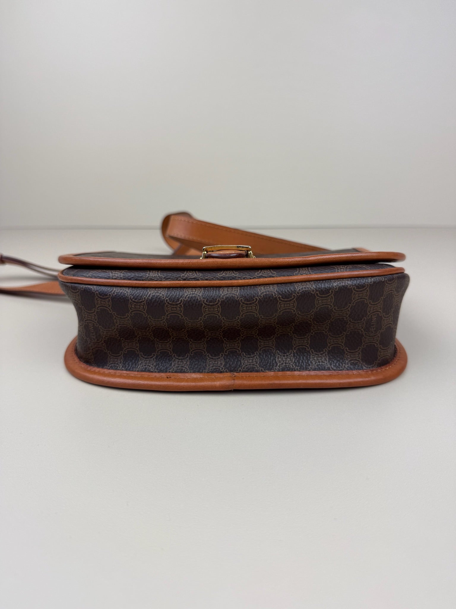 CELINE MACADAM SHOULDER/CROSSBODY BAG