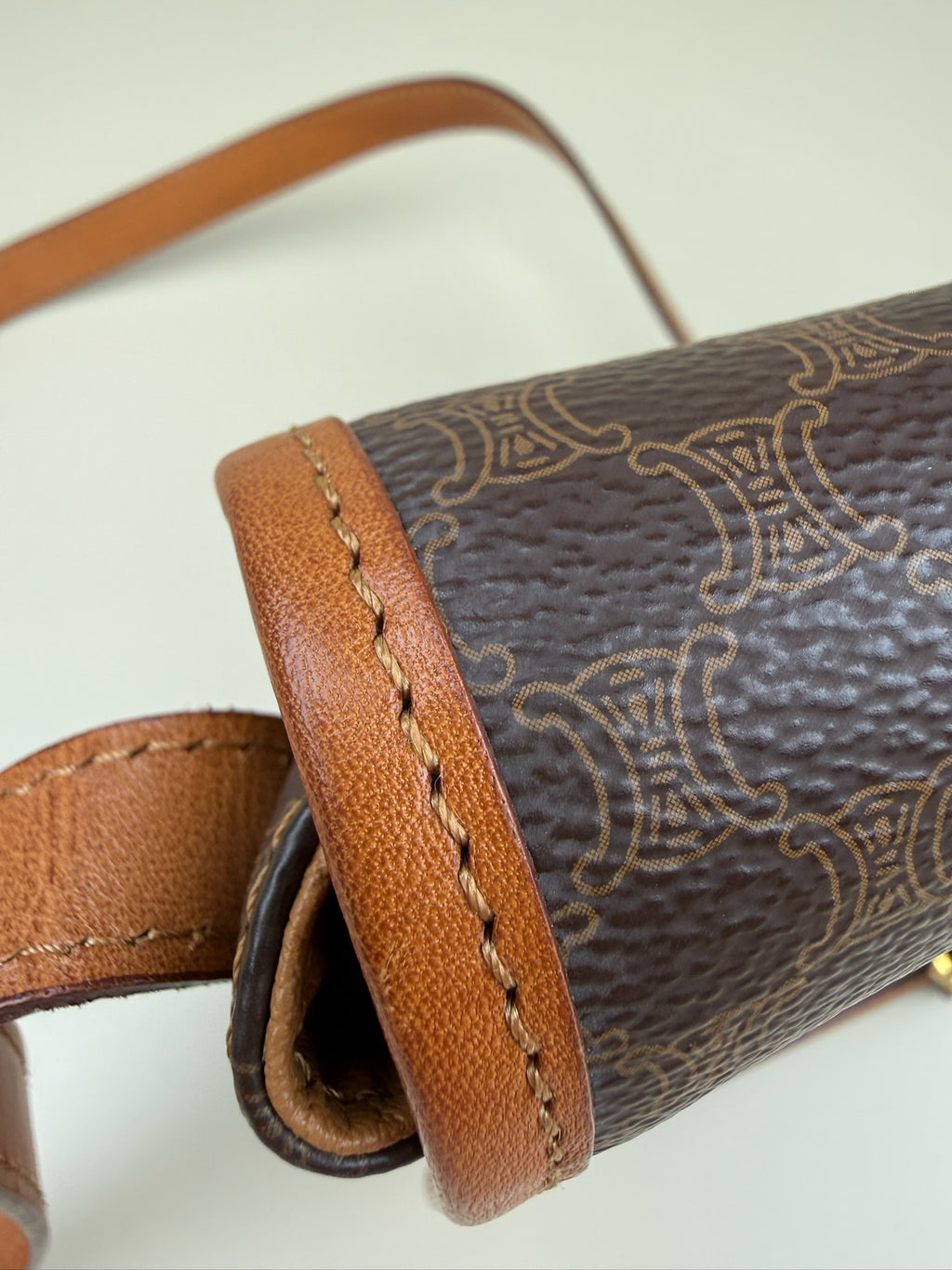 CELINE MACADAM SHOULDER/CROSSBODY BAG
