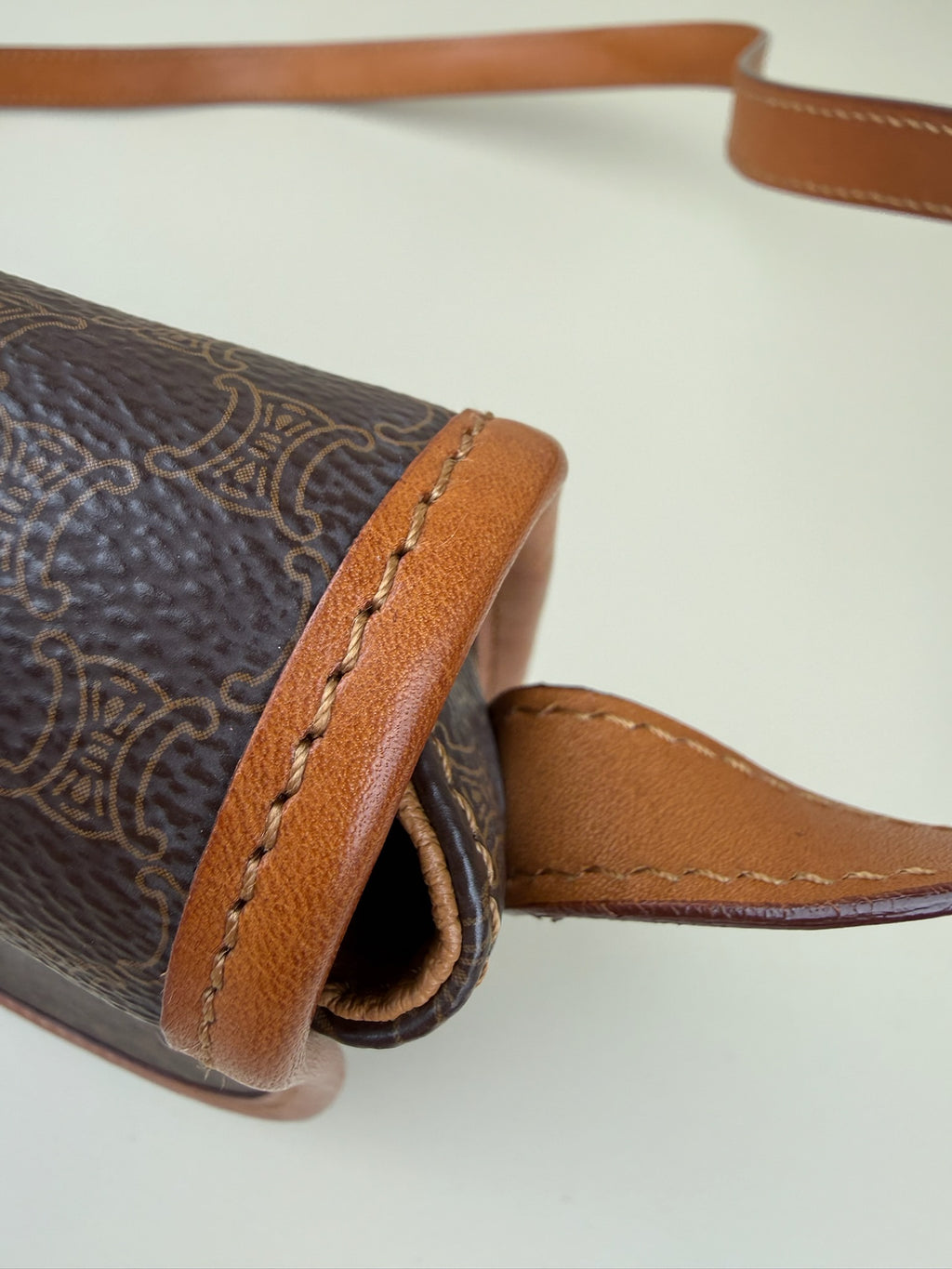 CELINE MACADAM SHOULDER/CROSSBODY BAG