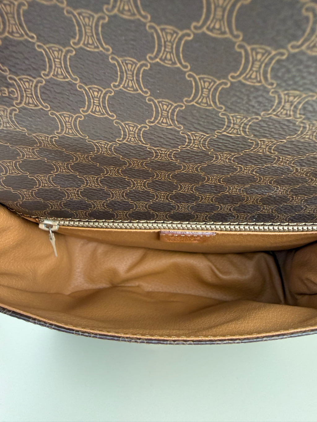 CELINE MACADAM SHOULDER/CROSSBODY BAG