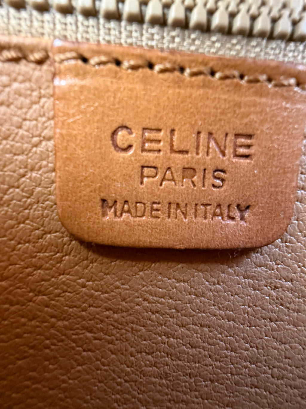 CELINE MACADAM SHOULDER/CROSSBODY BAG