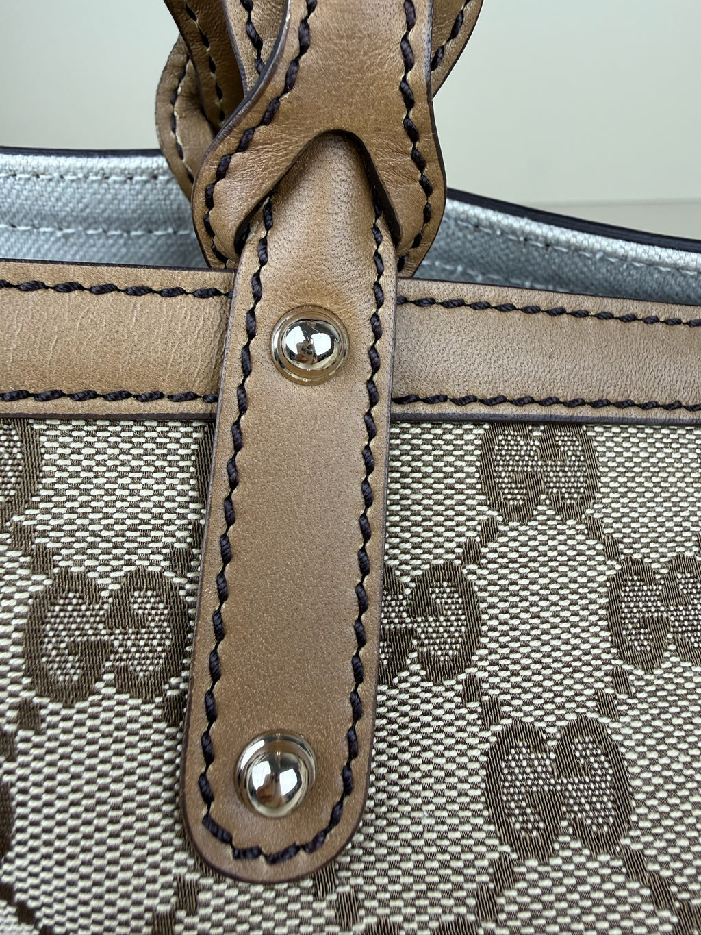 GUCCI CANVAS TOTE BAG