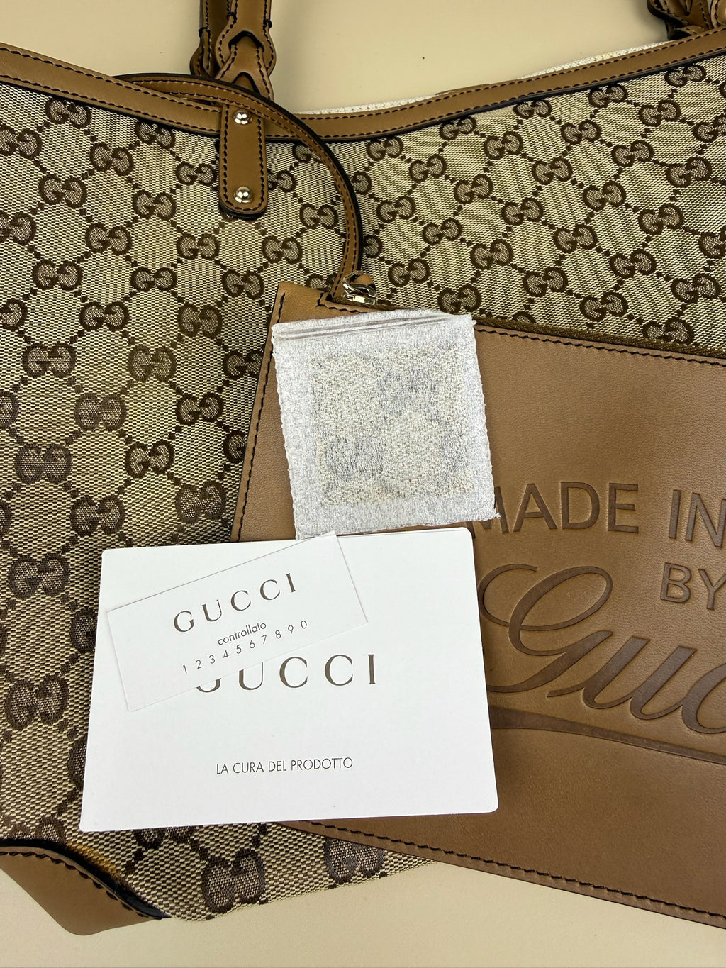 GUCCI CANVAS TOTE BAG