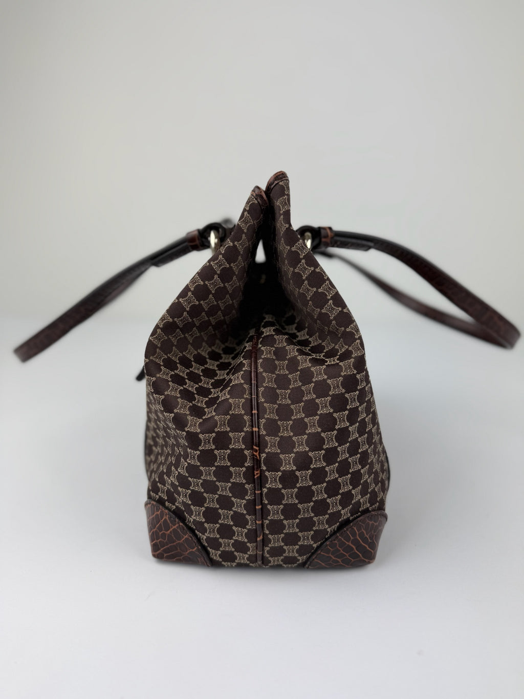 CELINE MACADAM/TRIOMPHE MONOGRAM TOTE