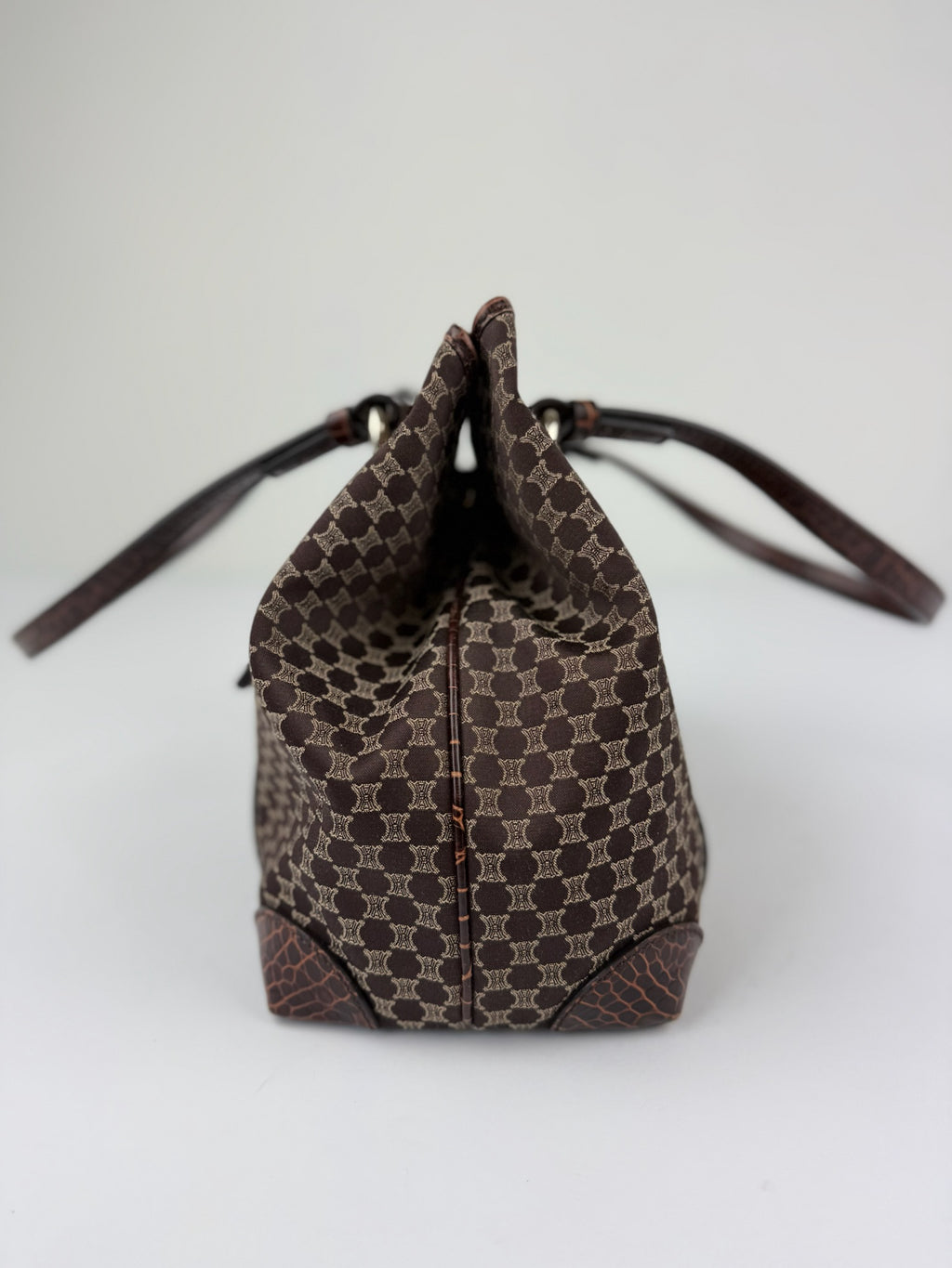 CELINE MACADAM/TRIOMPHE MONOGRAM TOTE