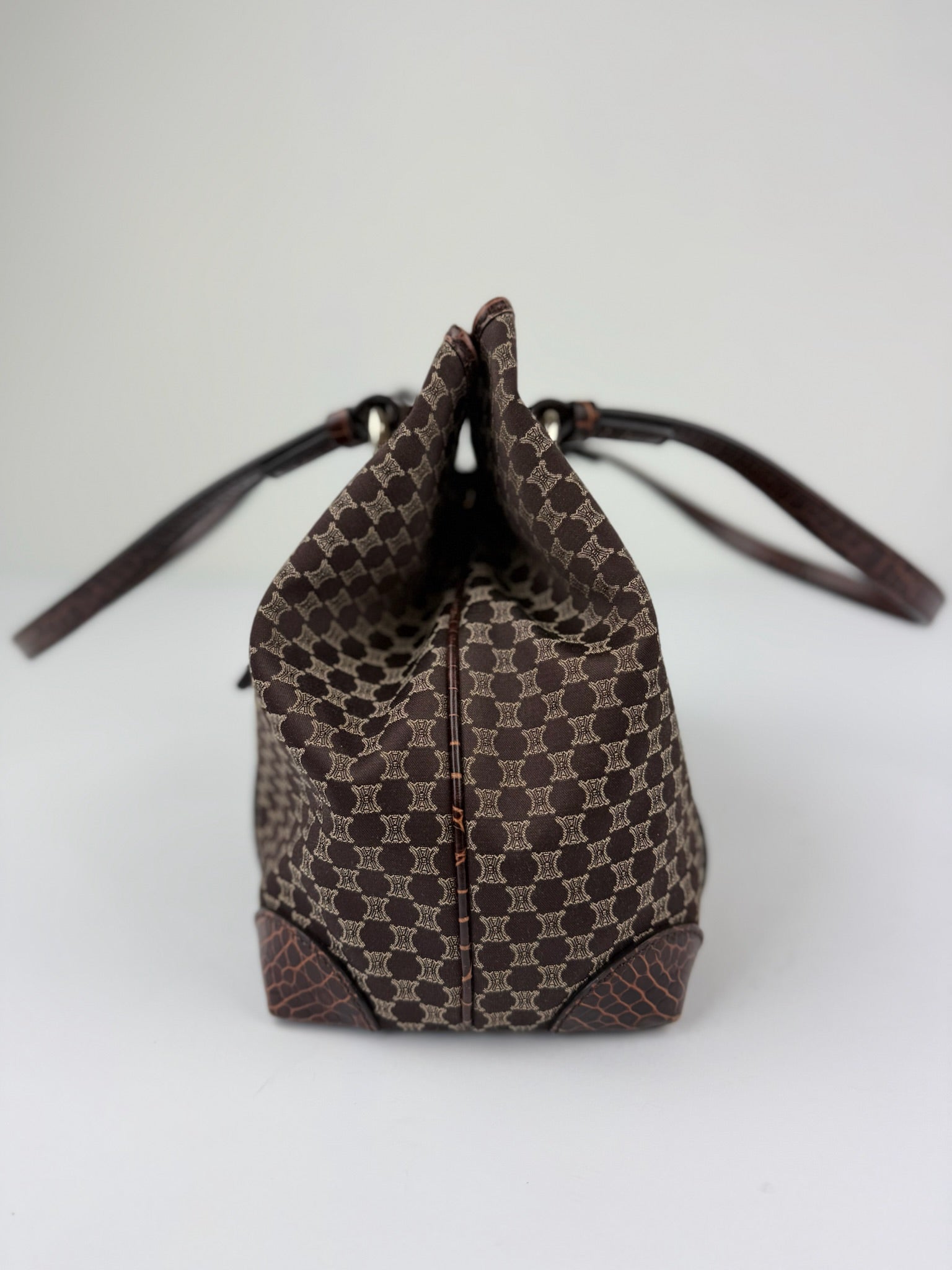 CELINE MACADAM/TRIOMPHE MONOGRAM TOTE