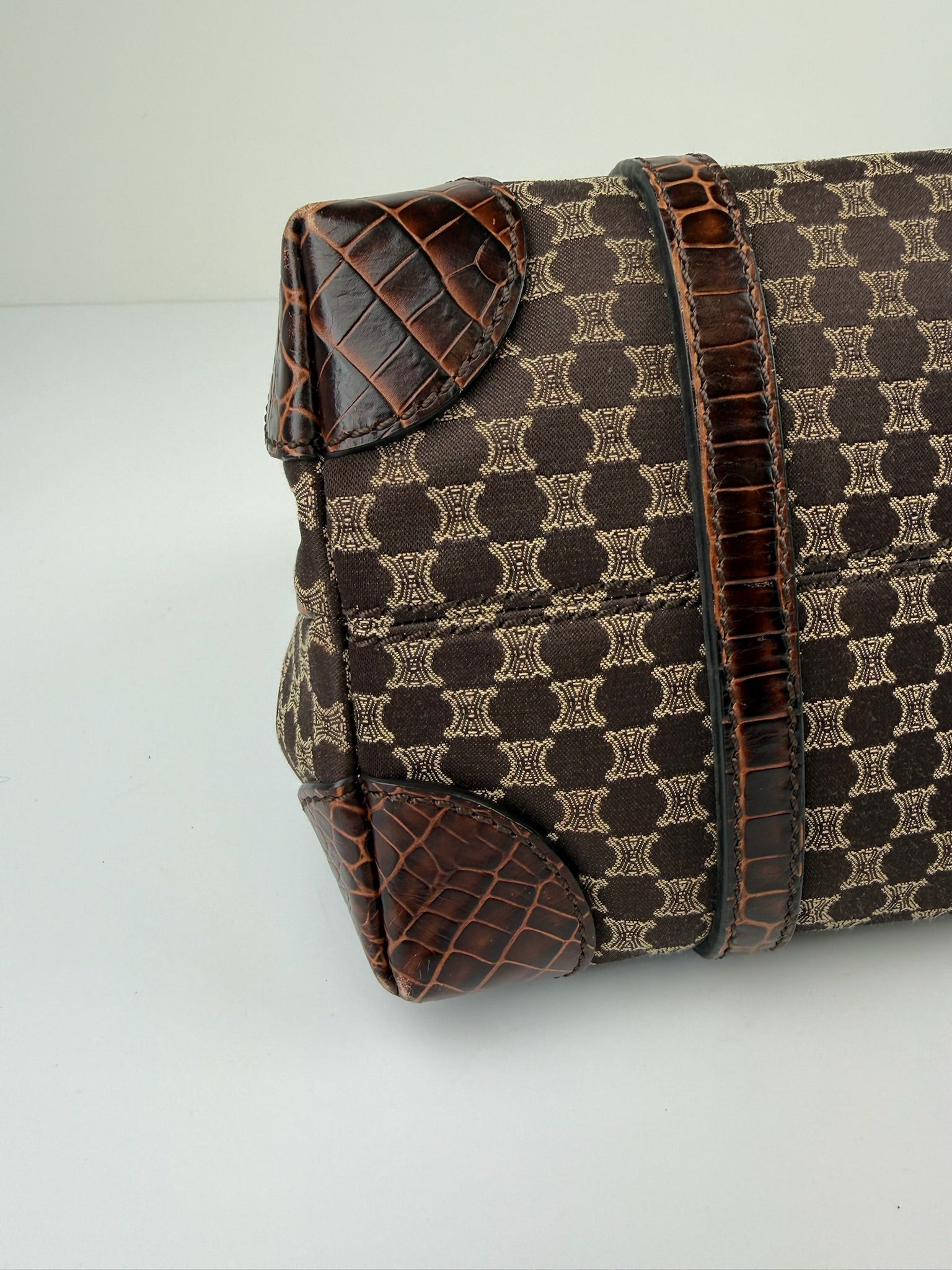 CELINE MACADAM/TRIOMPHE MONOGRAM TOTE