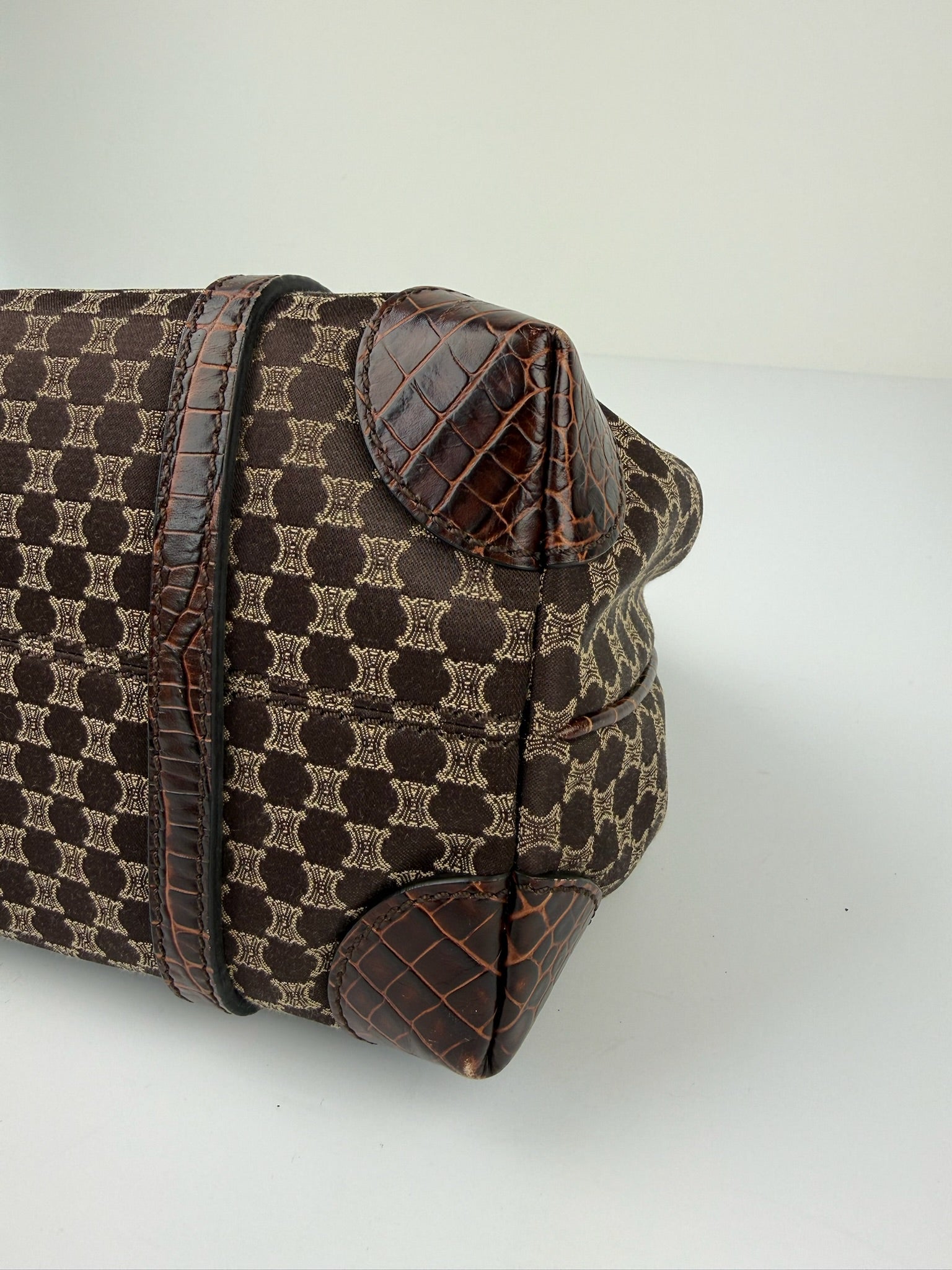 CELINE MACADAM/TRIOMPHE MONOGRAM TOTE