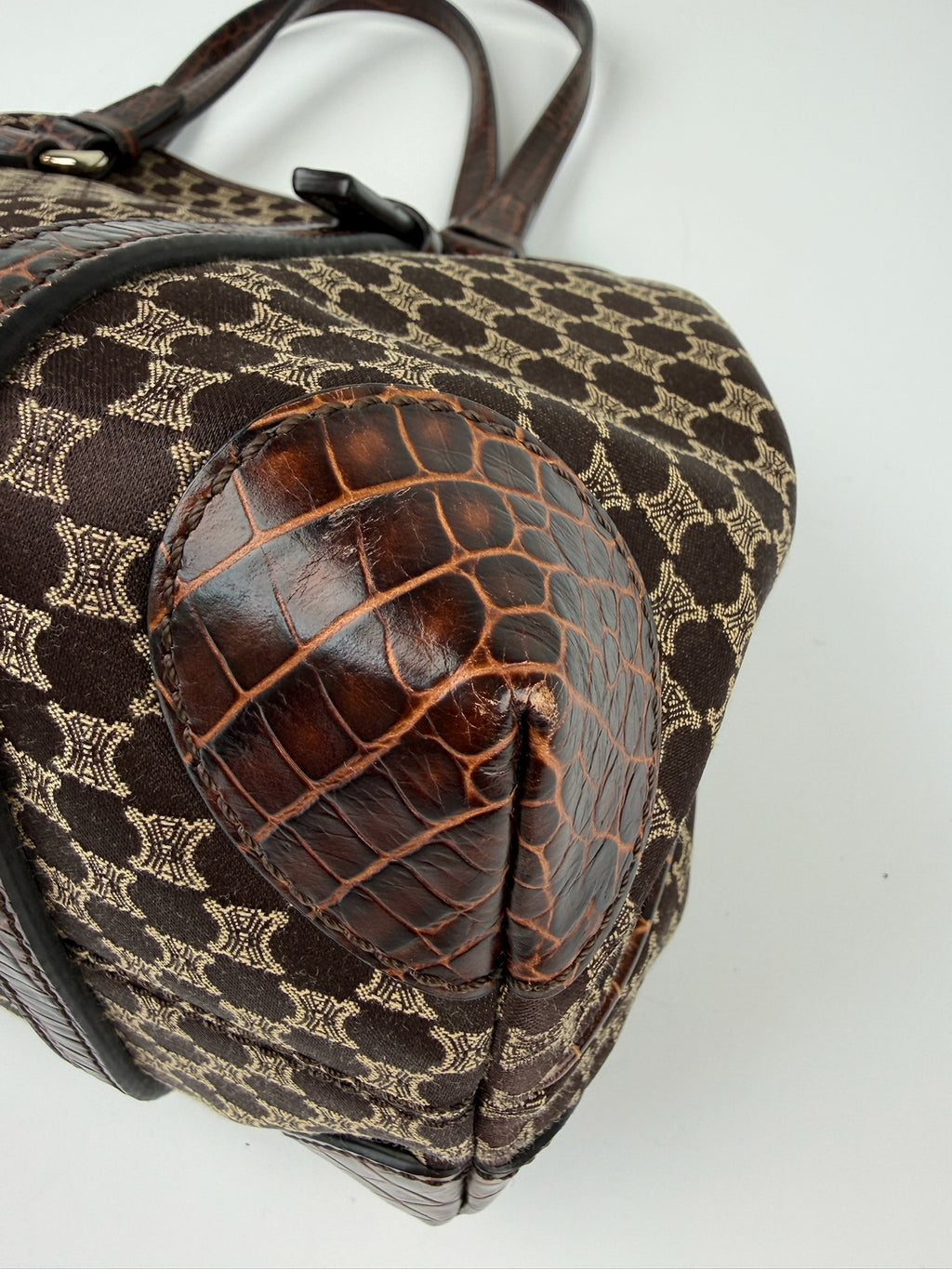 CELINE MACADAM/TRIOMPHE MONOGRAM TOTE