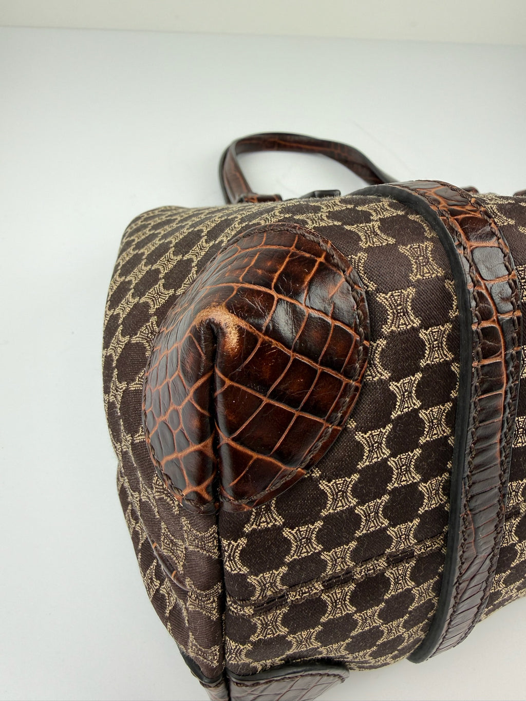 CELINE MACADAM/TRIOMPHE MONOGRAM TOTE