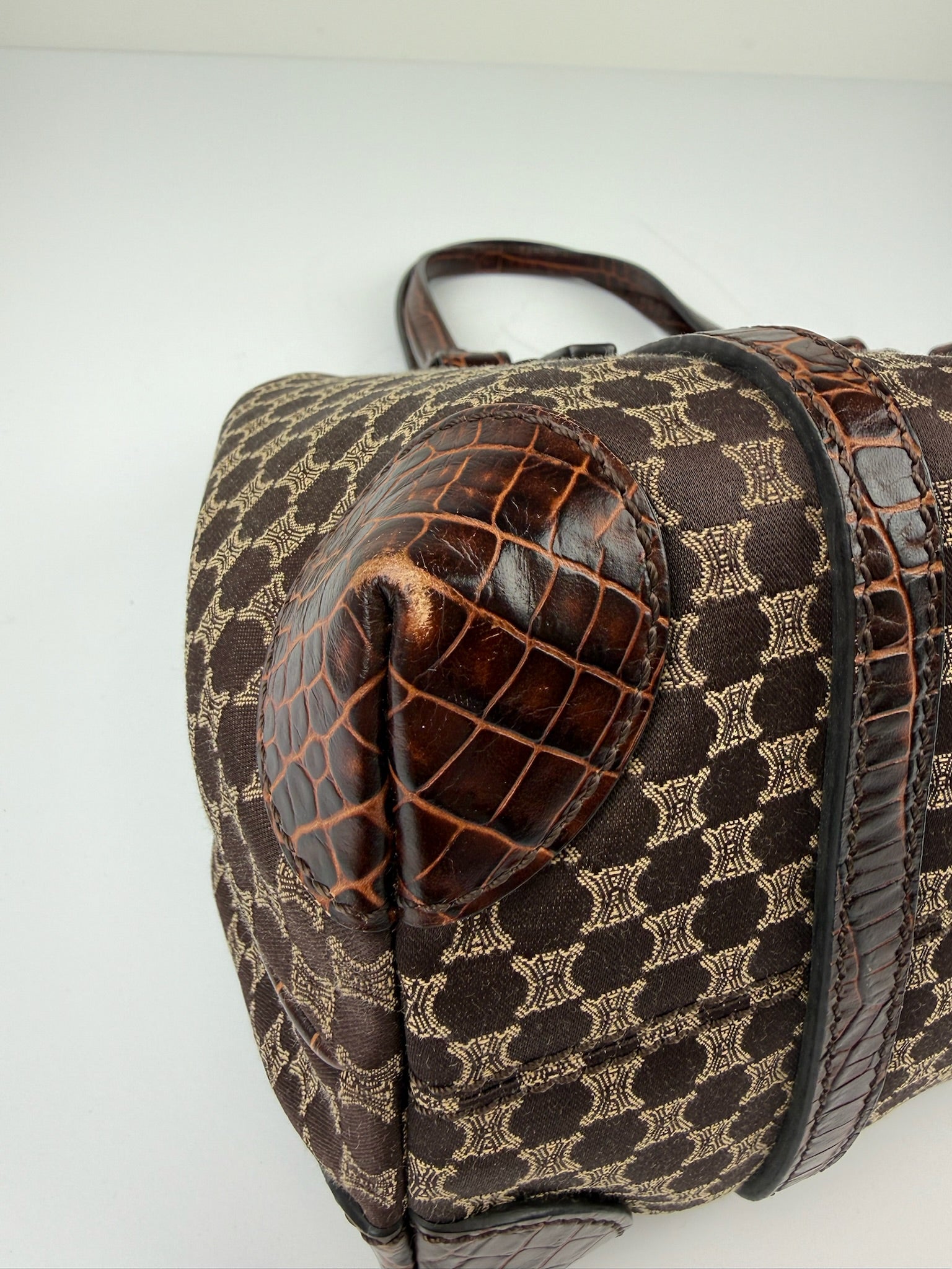 CELINE MACADAM/TRIOMPHE MONOGRAM TOTE