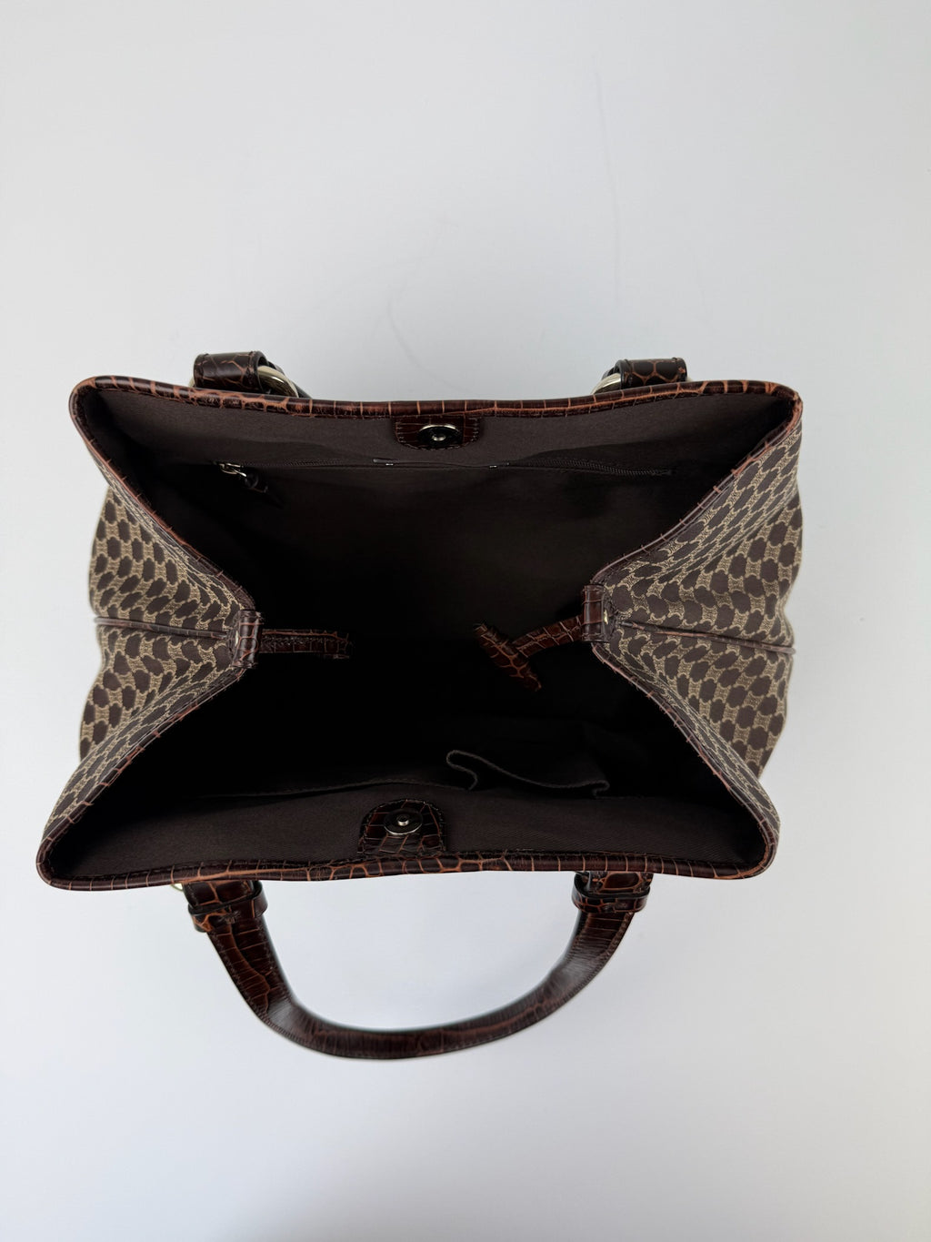 CELINE MACADAM/TRIOMPHE MONOGRAM TOTE