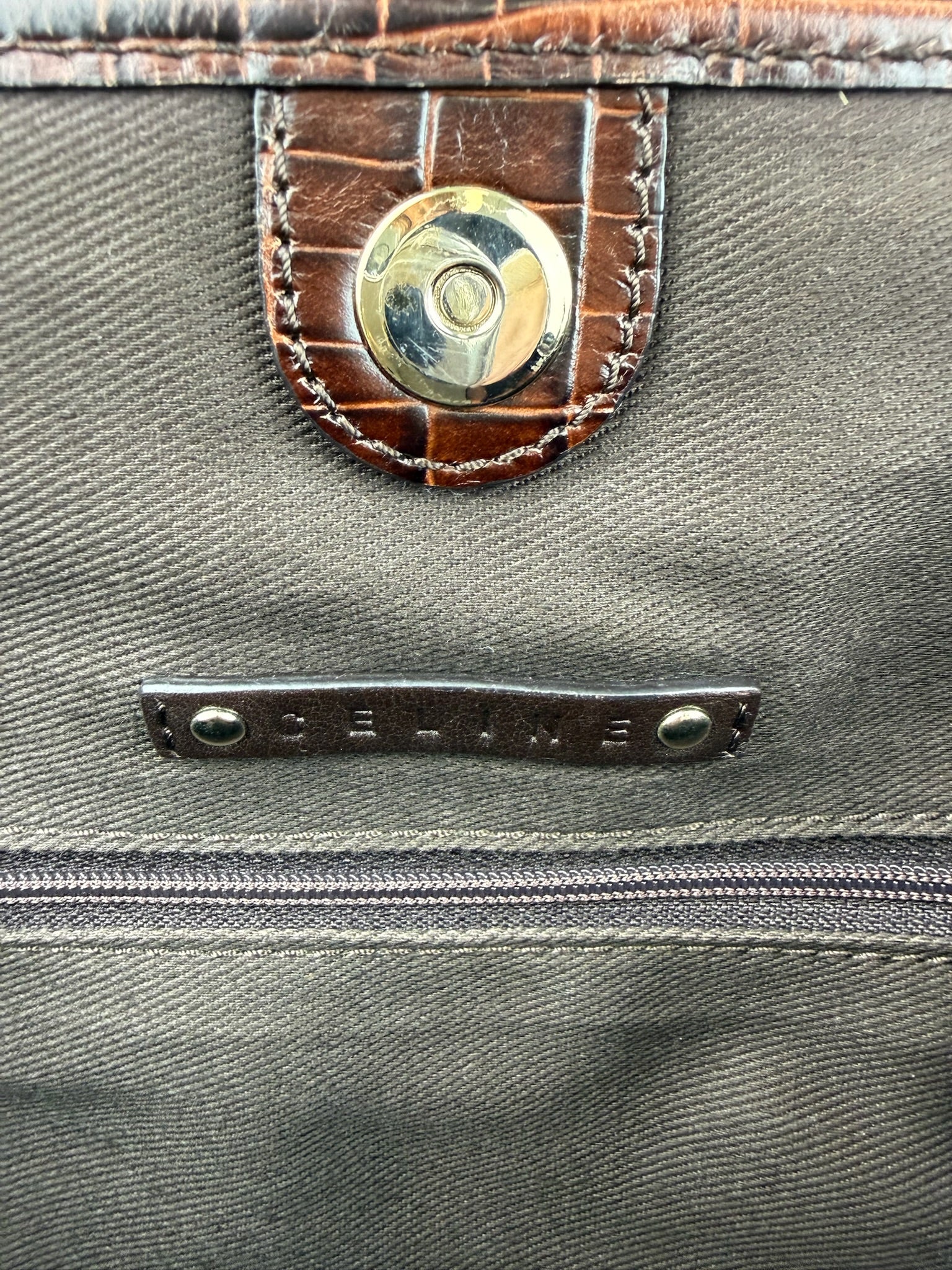 CELINE MACADAM/TRIOMPHE MONOGRAM TOTE